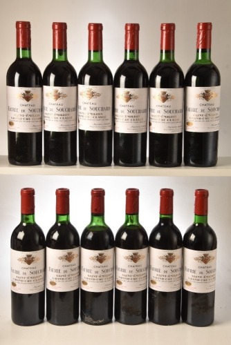 Chateau Petit Faurie de Soutard 1970 St Emilion GC 12 bts OWC In Bond
