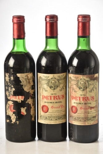 Chateau Petrus 1970 Pomerol 3 bts