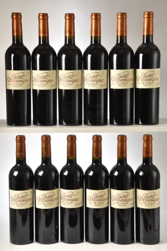 Chateau Saint Domingue 2000 St Emilion GCC 12 bts OWC In Bond