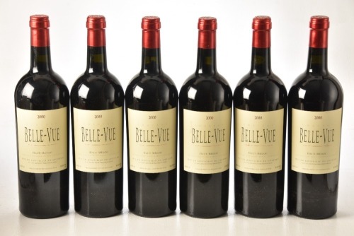 Chateau Bellevue 2000 Haut Medoc 6 bts OWC In Bond