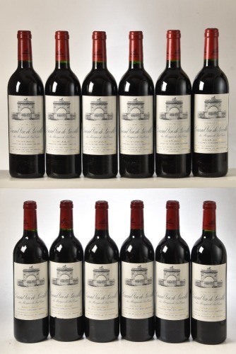Chateau Leoville Las Cases 1996 St Julien 12 bts OWC In Bond