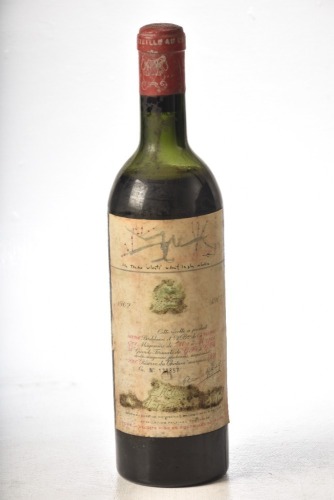 Chateau Mouton Rothschild 1962 Paullac 1 bt
