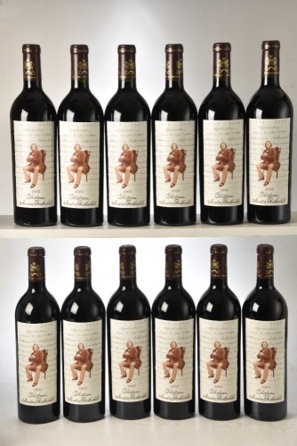 Chateau Mouton Rothschild 2003 Pauillac 12 bts OWC In Bond
