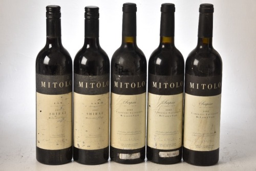 Mitolo GAM Shiraz 2003 2 bt Mitoolo Serpico Cabernet Sauvignon 2002 3 bts Above 5 bts