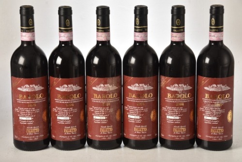 Barolo Le Rocche de Faletto Riserva 2004 Bruno Giacosa 6 bts OWC