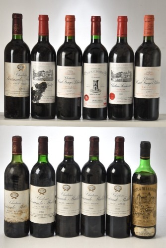 Chateau Haut Bages Liberal 2005 Pauillac 2 bts Chateau Fonbadet 1990 Pauillac 2 bts Chateau Tour St Bonnet 2003 haut medoc 1 bt Chateau Sociando mallet 2000 Haut Medoc 4 bts Chateau Sociando mallet 1986 Haut Medoc 1 bt Chateau Sociando mallet 1983 Haut Me