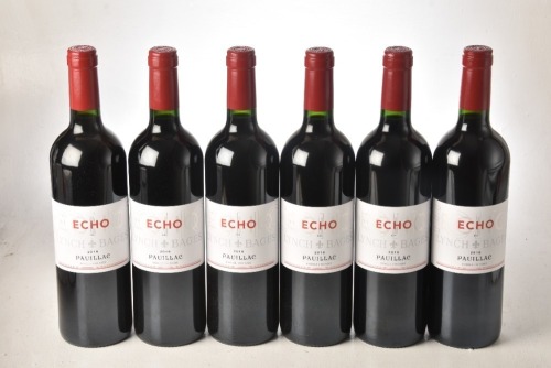 Echo de Lynch Bages Pauillac 2016 6 bts