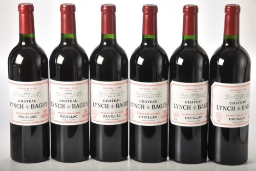 Chateau Lynch Bages 2015 Pauillac 6 bts OWC Recently removed from an undergrounnd cellar in Oxfordshire