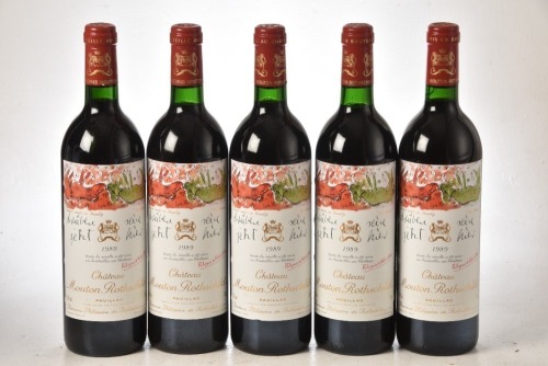 Chateau Mouton Rothschild 1989 Pauillac 5 bts