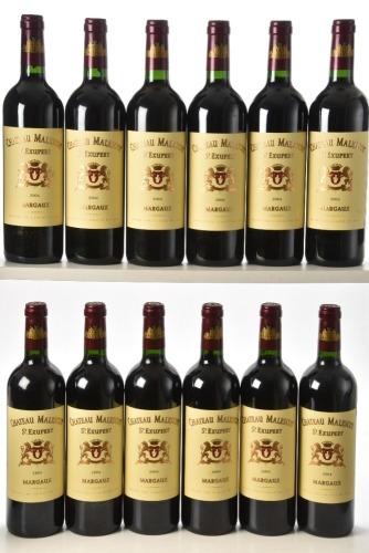 Chateau Malescot St Exupery 2004 Margaux 12 bts OWC In bond