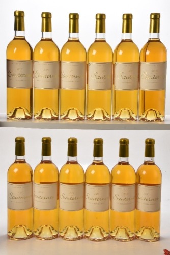 Sauternes 2009 by repute declassified Yquem 12 bts Occ (2 x 6 bts OCC) In Bond