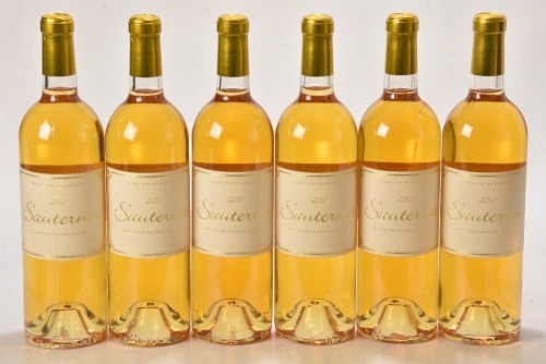 Sauternes 2010 by repute declassified Yquem 6 bts OCC In Bond