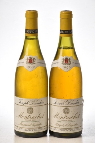 Montrachet 1990 Marquis de Laguiche 2 bts, 1 ullage 3.5cm
