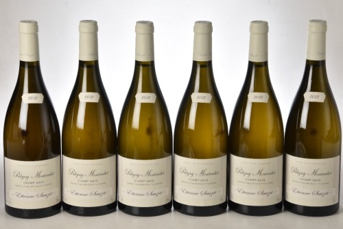 Puligny Montrachet Champ Gain 1er Cru 2012 Domaine Etienne Sauzet 6 bts OCC In Bond
