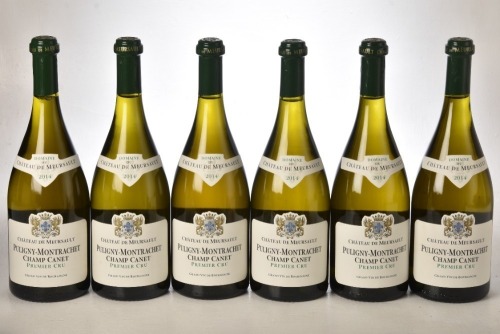 Puligny Montrachet 1er Cru Champ Canet 2014 Chateau de Meursault 6 bts OCC In Bond