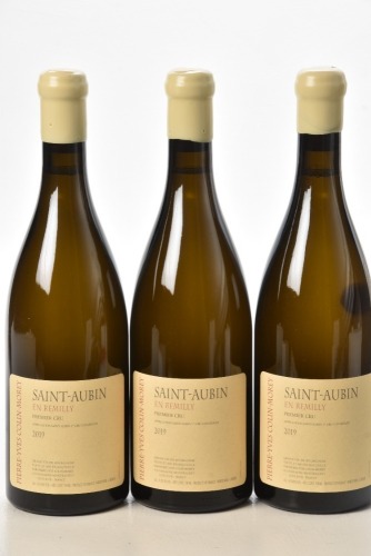 Saint-Aubin 1er Cru En Remilly Pierre-Yves Colin-Morey 2019 3 bts In Bond