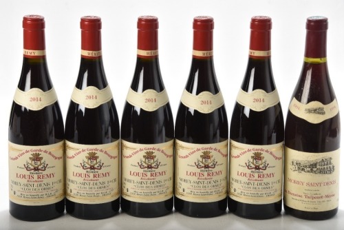 Morey St Denis 1er Cru Clos Des Ormes 2014 Domaine Louis Remy 5 bts Morey St Denis 1994 Taupenot-Merme 1 bt Above 6 bts