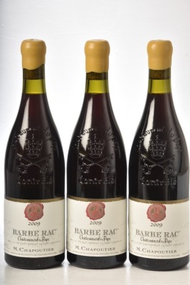 Chateauneuf du Pape Barbe Rac Chapoutier 2009 3 bts Recently Removed from The Wine Society, Stevenage