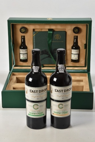 Centenario Duo of Tawny Ports 1970 & 1870 The Last Drop 2 bts In Presentation Case In Bond