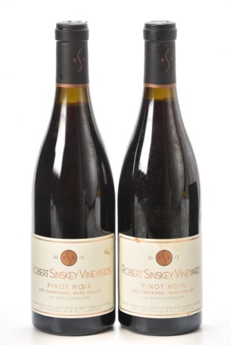 Robert Sinskey Vineyards Pinot Noir 2012 2 bts Signs seepage
