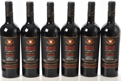 Brunello di montalcino Riserva Paganelli 2010 Il Poggione 6 bts OWC