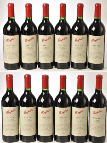 Penfolds Bin 707 1999 12 bts (2 x  6 bts OWC)