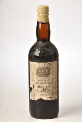 Old Solera Bual 1878 Bottled for The Wine Society 1 bt