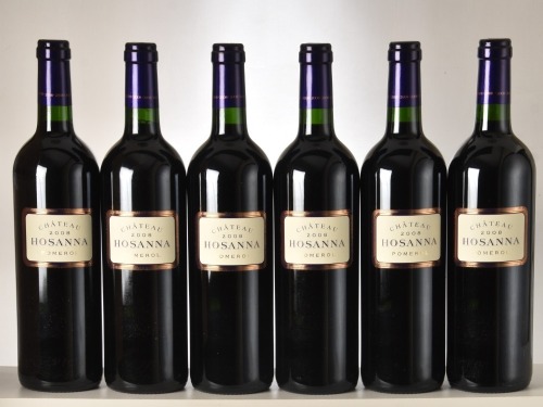 Chateau Hosanna 2008 Pomerol 6 bts OWC In Bond