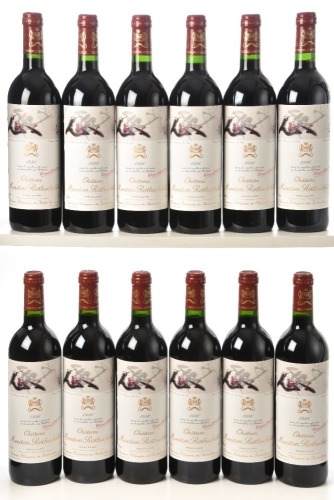 Chateau Mouton Rothschild 1996 Pauillac 12 bts OWC In Bond