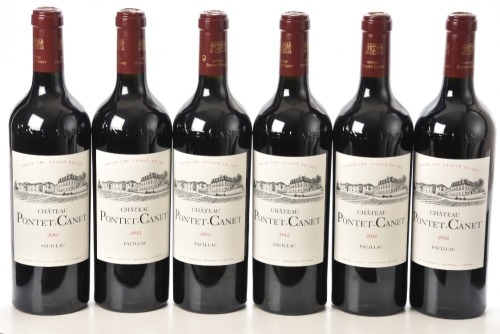 Chateau Pontet Canet 2012 Pauillac 6 bts OWC In Bond