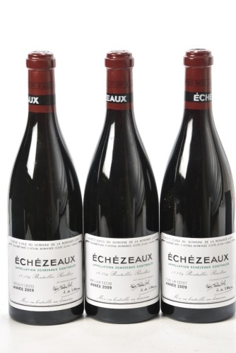 Echezeaux Grand Cru 2009 Domaine de la Romanee Conti 3 bts OWC In Bond