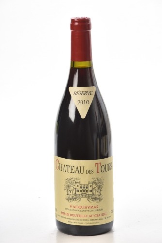 Vacqueyras Reserve 2010 Chateau des Tours 1 bt In Bond