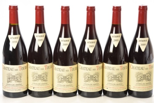 Chateau des Tours Rayas 2009 and 2010 6 bts