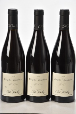 Chapelle Chambertin Grand Cru 2018 Domaine Cecile Tremblay 3 bts In Bond