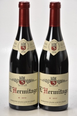 Hermitage Rouge 2016 Domaine Jean Louis Chave 2 bts In Bond