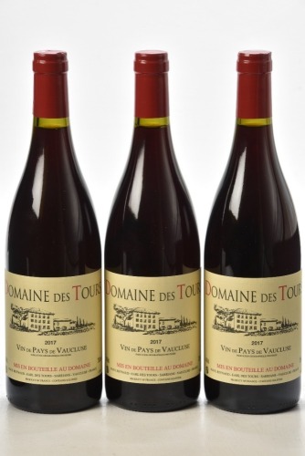 Vin de Pays de Vaucluse 2017 Domaine des Tours 3 bts In Bond