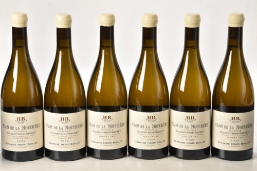 Puligny Montrachet 1er Cru Clos de la Mouchere 2020 Domaine Henri Boillot 6 bts OCC In Bond