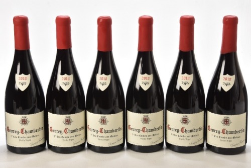 Gevrey Chambertin 1er Cru Combe aux Moines 2018 Domaine Fourrier 6 bts OCC In Bond