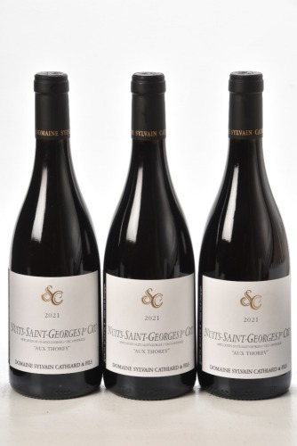 Nuits Saint Georges 1er Cru Aux Thorey 2021 Domaine Sylvain Cathiard 3 bts In Bond